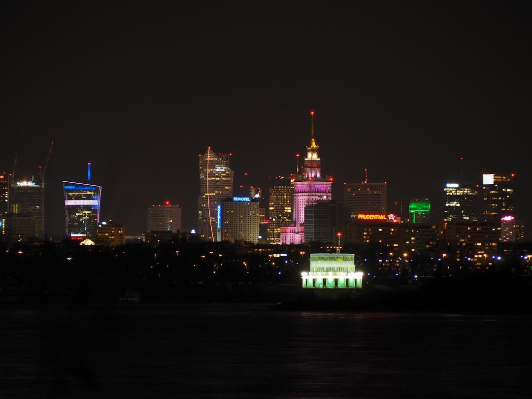 Warsaw by night 
