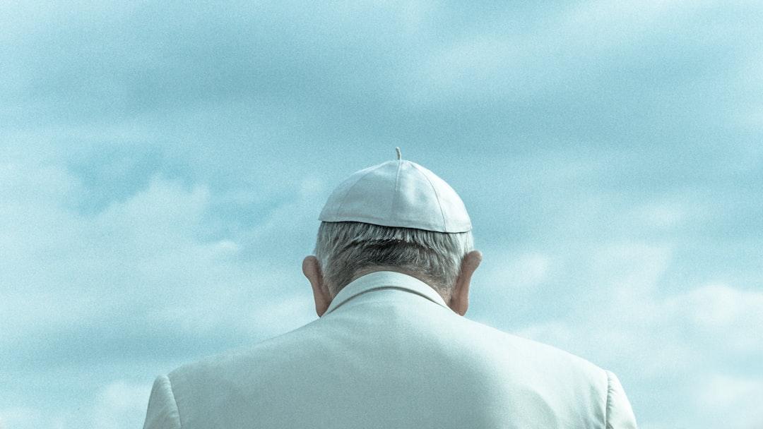 The Pope from behind