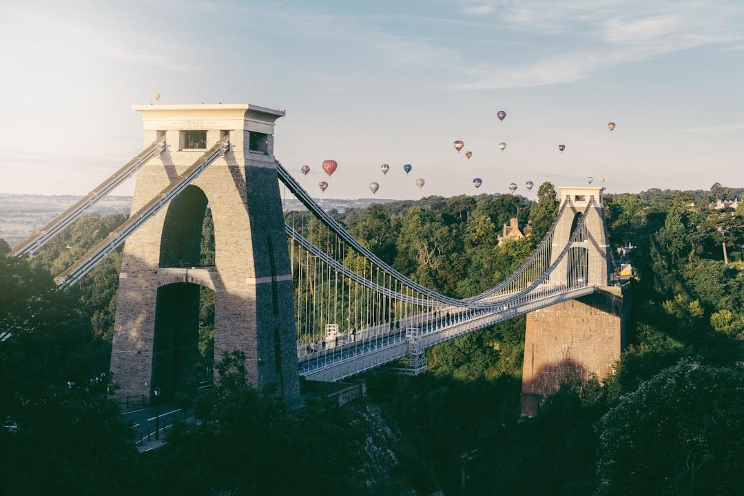 Balloons over the bridge