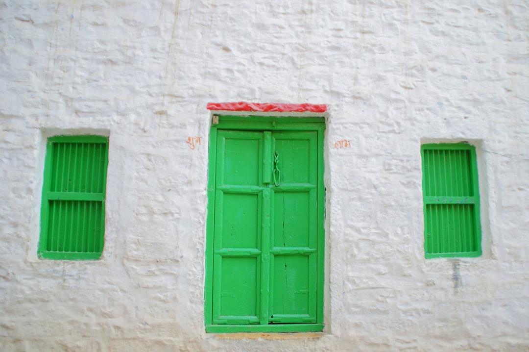 House entrances in Jaisalmer