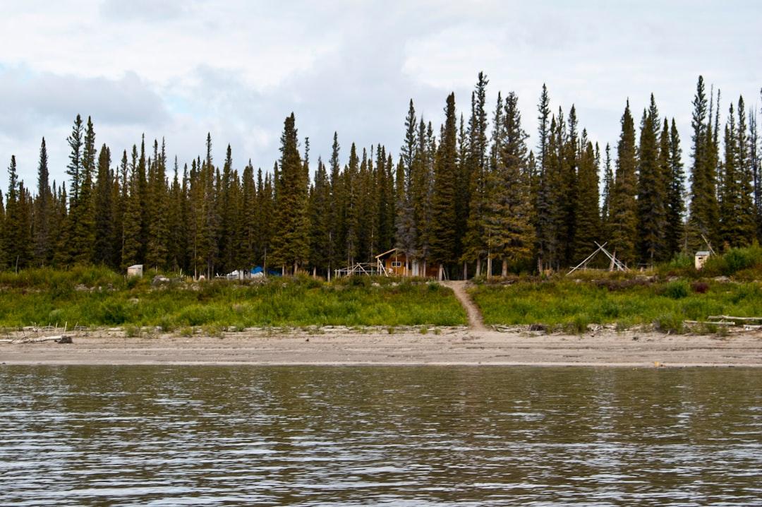Dene Fish and Hunt Camp NWT. Mackenzie River NWT