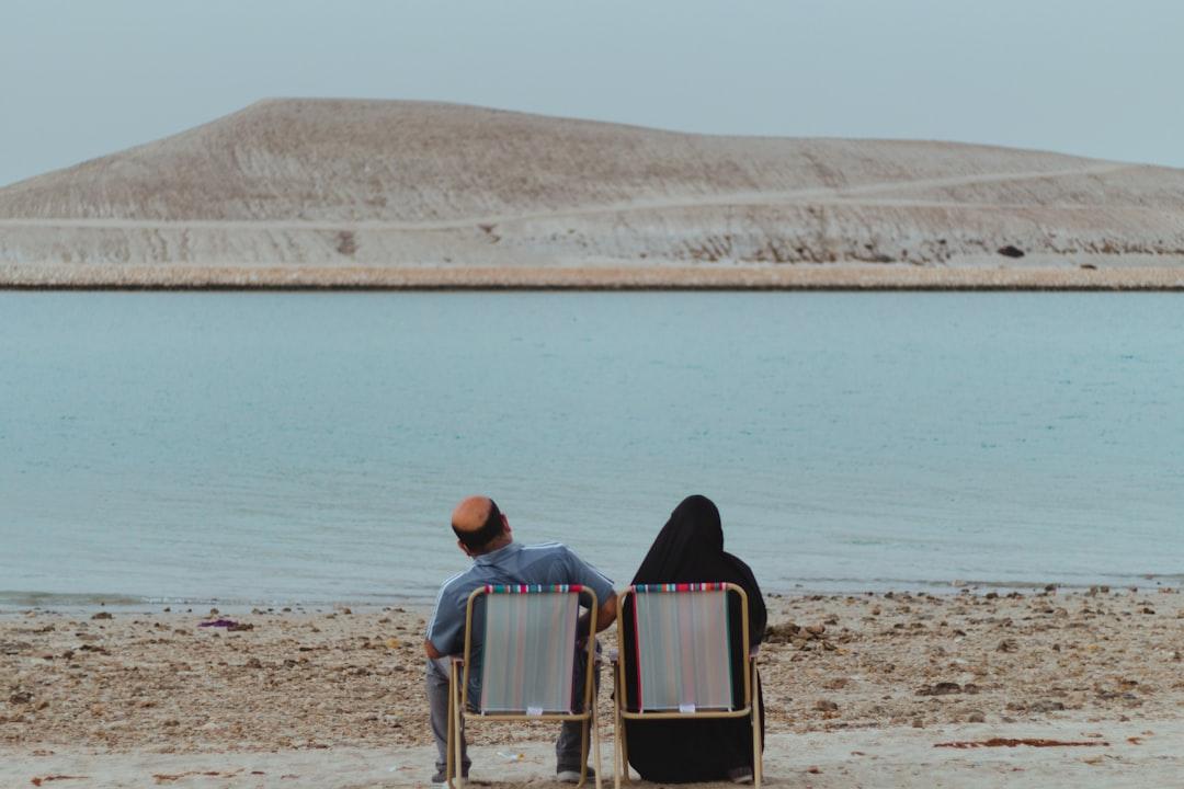 An Old Bahrain couple.