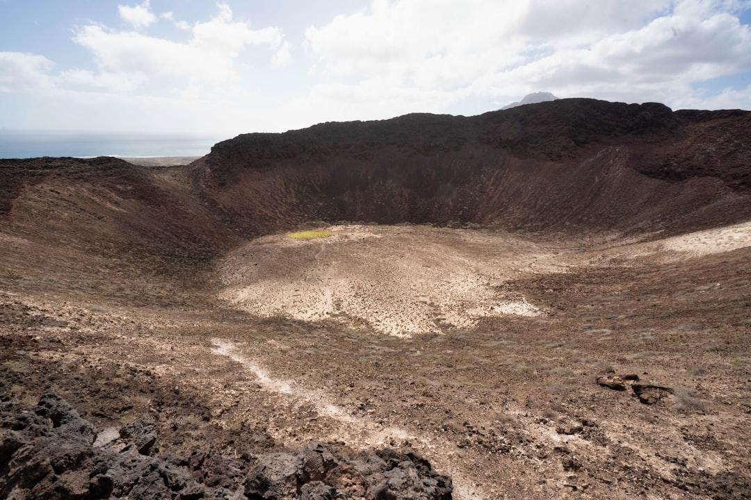Impressive inactive crater in Cape Verde.