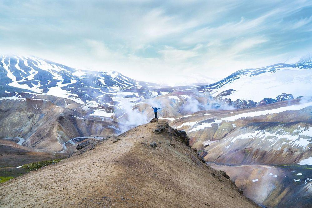 A Hike Around Kerligarfjoll Area in Icelandic Highlands