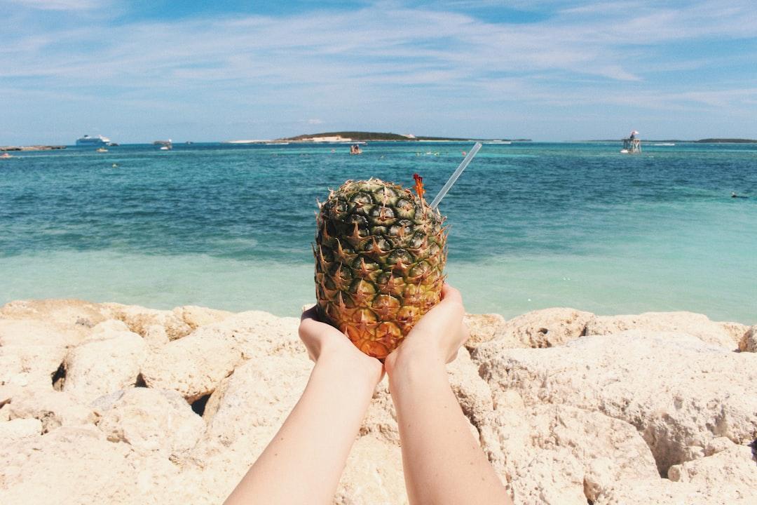 Pineapple in the Bahamas