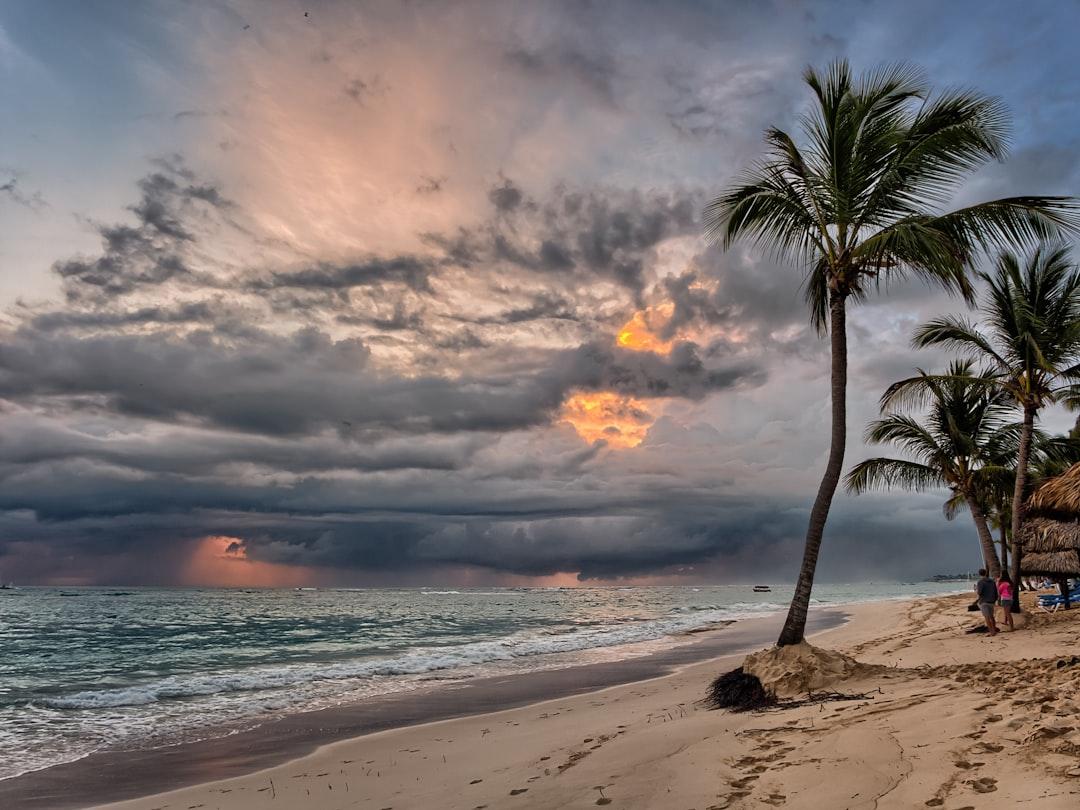 I got up early to take photos of the sunrise while on vacation in the Dominican Republic. These clouds looked ominous but the storm didn’t materialize and we had a beautiful day.