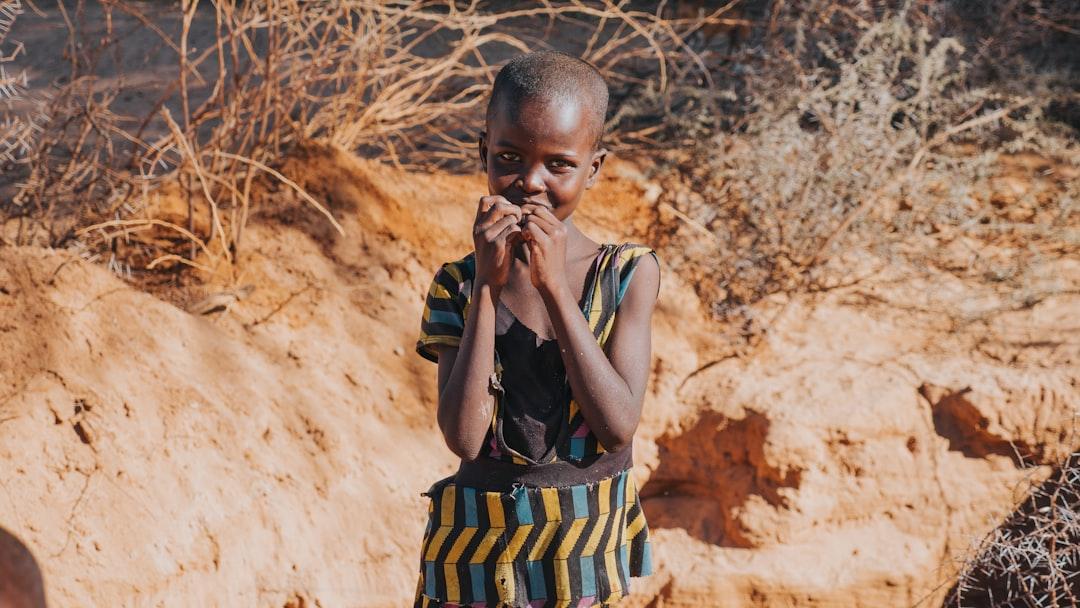 This little girl was 10 feet underground in a rough dug well in a dried out river in rural Kenya.