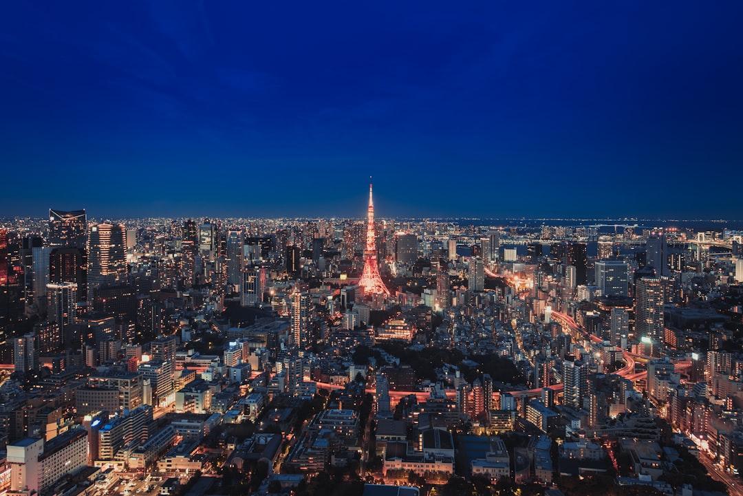 Tokyo Tower from city view