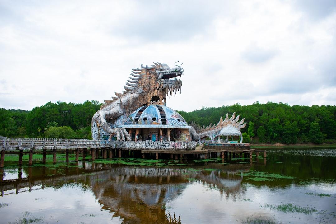 abandoned theme park in Hue, Vietnam